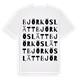Björköslätt ordlek t-shirt