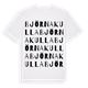 Björnakulla ordlek t-shirt