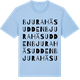Blue Soul t-shirt med Bjurahäsudden ordlek t-shirt