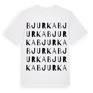 Bjurka ordlek t-shirt – ekologisk bomull t-shirt från Pinshirt