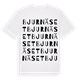 Bjurnäset ordlek t-shirt