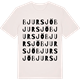Vintage White t-shirt med Bjursjö ordlek t-shirt