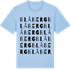 Blue Soul t-shirt med Blåberg ordlek t-shirt