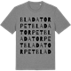 Mid Heather Gray t-shirt med Bladatorpet ordlek t-shirt