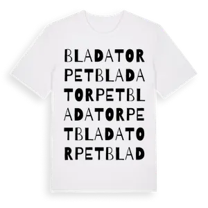 Bladatorpet ordlek t-shirt – ekologisk bomull t-shirt från Pinshirt