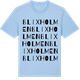 Blue Soul t-shirt med Blixholmen ordlek t-shirt