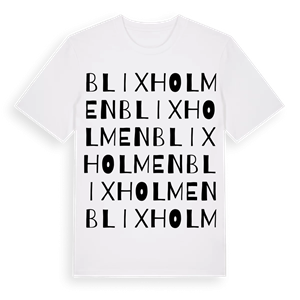 Blixholmen ordlek t-shirt – ekologisk bomull t-shirt från Pinshirt