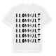 Blomhult ordlek t-shirt