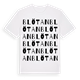 Blötan ordlek t-shirt