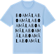 Blue Soul t-shirt med Boamåla ordlek t-shirt