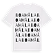 Boamåla ordlek t-shirt