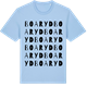 Blue Soul t-shirt med Boaryd ordlek t-shirt