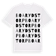 Boarydstorp ordlek t-shirt