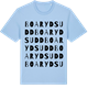 Blue Soul t-shirt med Boarydsudd ordlek t-shirt