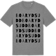 Mid Heather Gray t-shirt med Boarydsudd ordlek t-shirt