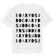 Boarydsudd ordlek t-shirt