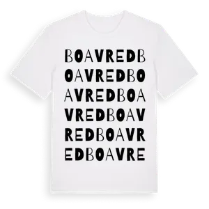 Boavred ordlek t-shirt – ekologisk bomull t-shirt från Pinshirt
