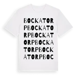 Bockatorp ordlek t-shirt – ekologisk bomull t-shirt från Pinshirt