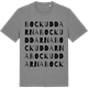 Mid Heather Gray t-shirt med Bockuddarna ordlek t-shirt