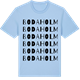 Blue Soul t-shirt med Bodaholm ordlek t-shirt