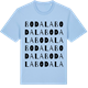 Blue Soul t-shirt med Bodala ordlek t-shirt