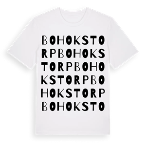 Bohokstorp ordlek t-shirt – ekologisk bomull t-shirt från Pinshirt