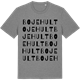 Mid Heather Gray t-shirt med Bojehult ordlek t-shirt