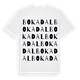 Bokadal ordlek t-shirt