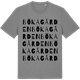 Mid Heather Gray t-shirt med Bökagården ordlek t-shirt