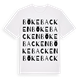 White t-shirt med Bökebacken ordlek t-shirt