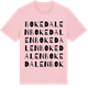 Pink Cotton t-shirt med Bokedalen ordlek t-shirt