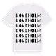 Bokeholm ordlek t-shirt
