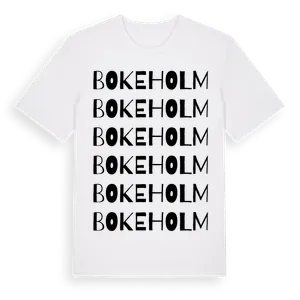 Bokeholm ordlek t-shirt – ekologisk bomull t-shirt från Pinshirt