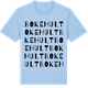 Blue Soul t-shirt med Bokehult ordlek t-shirt
