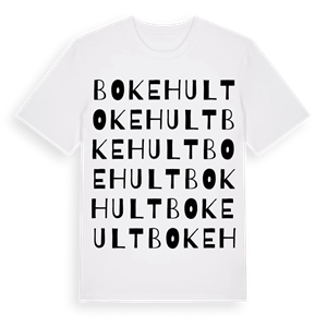 Bokehult ordlek t-shirt – ekologisk bomull t-shirt från Pinshirt