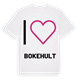 Jag älskar Bokehult t-shirt stort tryck