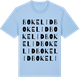 Blue Soul t-shirt med Bokelid ordlek t-shirt