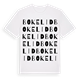 Bokelid ordlek t-shirt