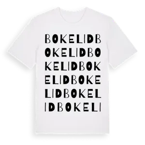 Bokelid ordlek t-shirt – ekologisk bomull t-shirt från Pinshirt