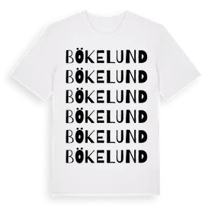 Bökelund ordlek t-shirt – ekologisk bomull t-shirt från Pinshirt