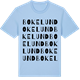 Blue Soul t-shirt med Bokelund ordlek t-shirt