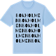 Blue Soul t-shirt med Bokholmen ordlek t-shirt