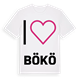 Jag älskar Bökö t-shirt stort tryck