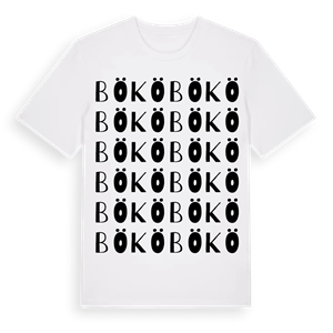 Bökö ordlek t-shirt – ekologisk bomull t-shirt från Pinshirt