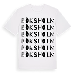Böksholm ordlek t-shirt – ekologisk bomull t-shirt från Pinshirt