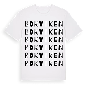 Bokviken ordlek t-shirt – ekologisk bomull t-shirt från Pinshirt