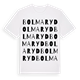 Bolmaryd ordlek t-shirt