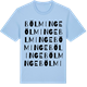 Blue Soul t-shirt med Bölminge ordlek t-shirt