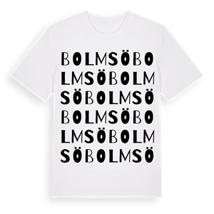 Bolmsö ordlek t-shirt – ekologisk bomull t-shirt från Pinshirt