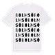 Bolmsö ordlek t-shirt